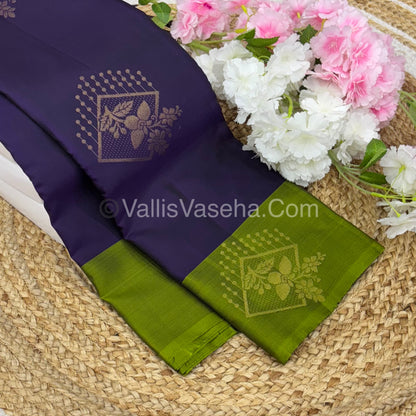 Half Mix - Pure Soft Silk Saree - VVPSS043