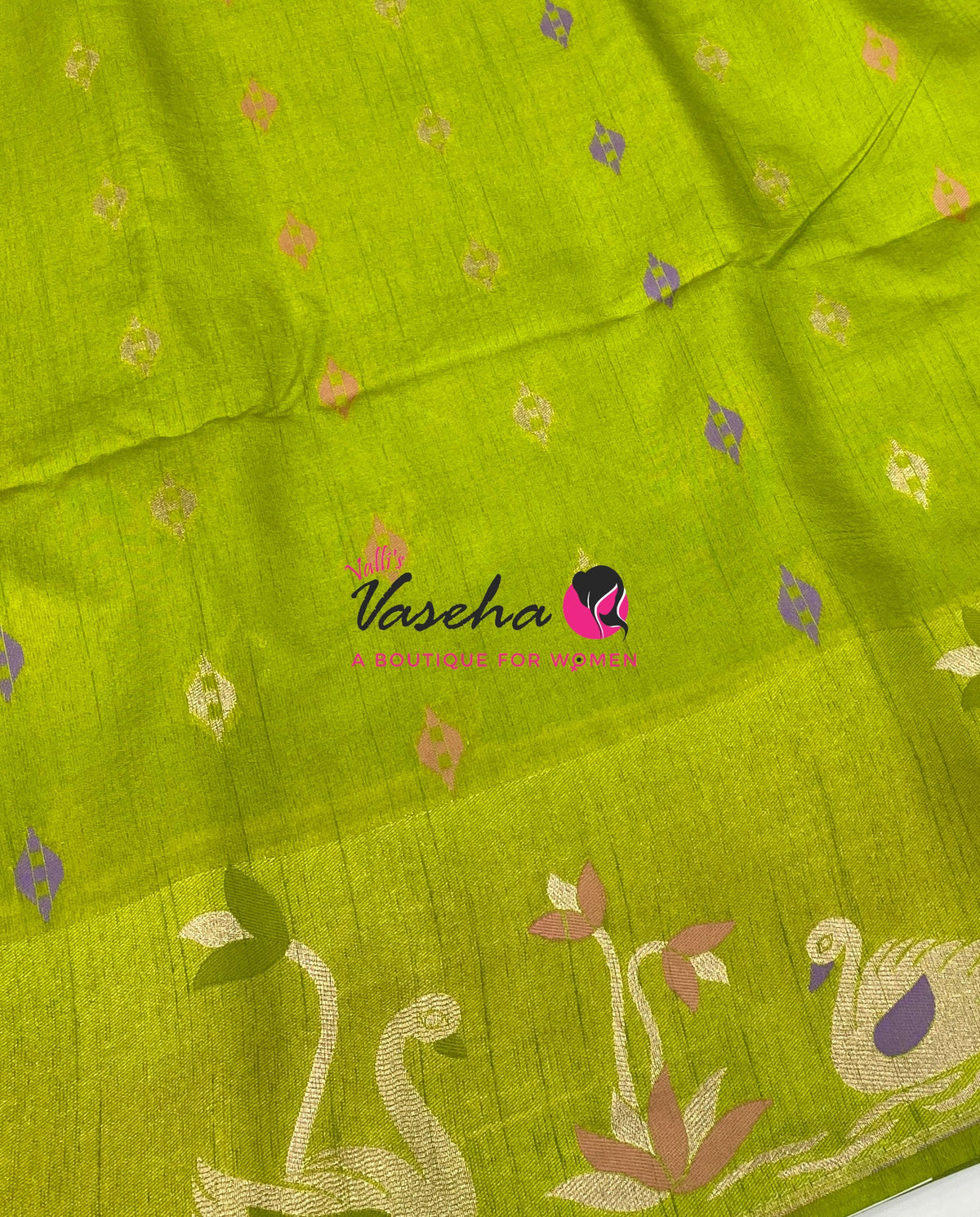 Banarasi - Heritage Meenakari Silk - Green Shade - VVBHS013