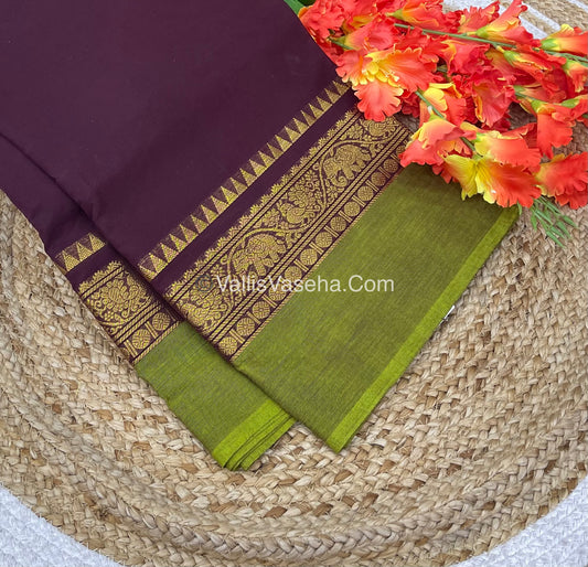 9 Yards - Kanchi Cotton Saree - VVKC901