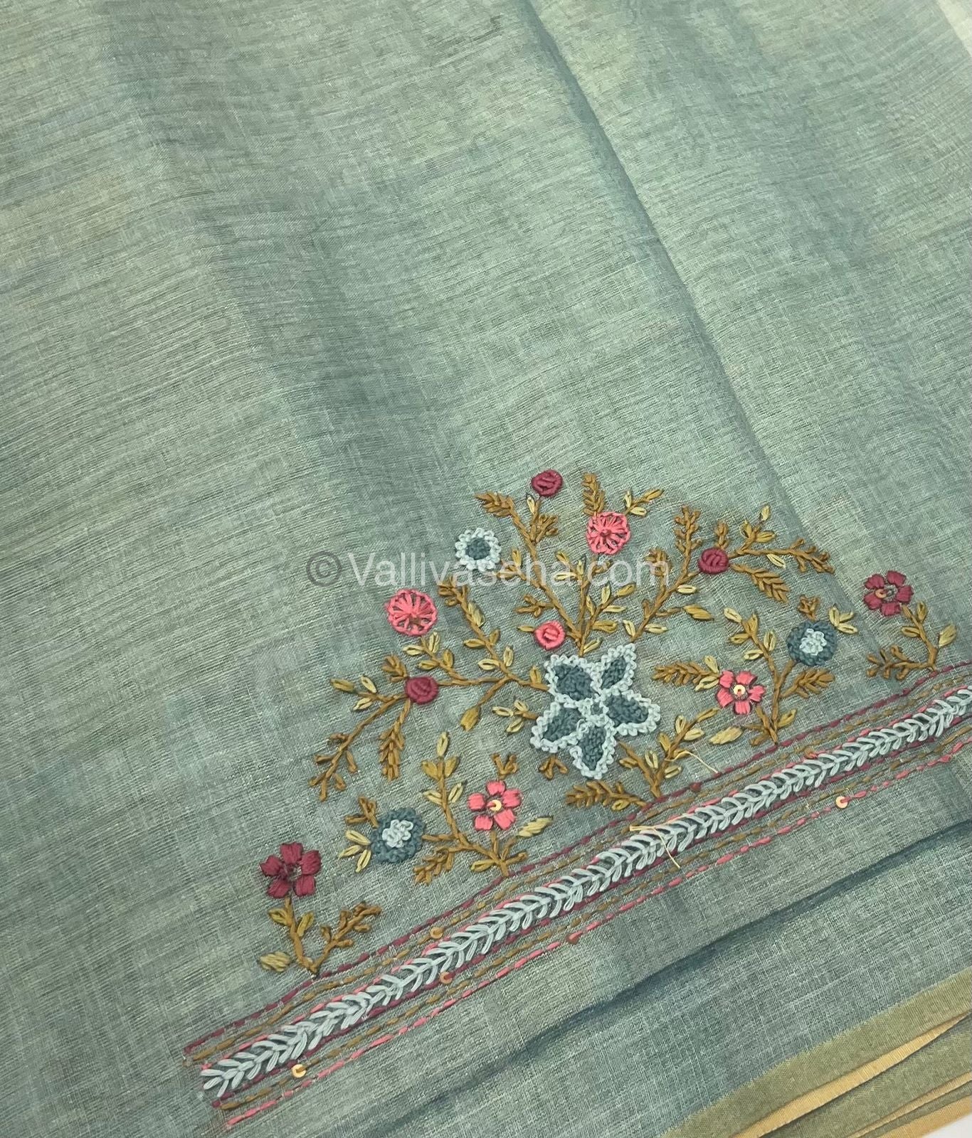 French Knot - Tissue Saree -  VVLFN001