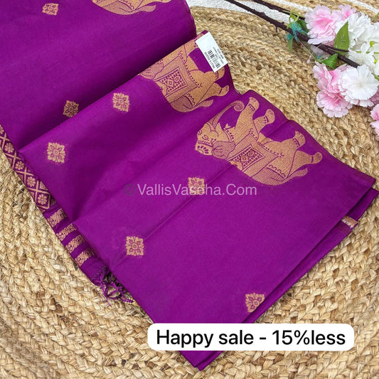 Mulberry Semi Silk - Purple Shade - VVMSS001