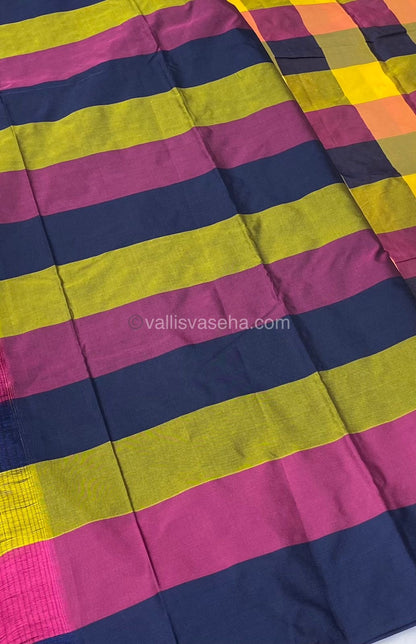 Pazhum Palamum checks - Semi Silk Sarees - VVSSS003