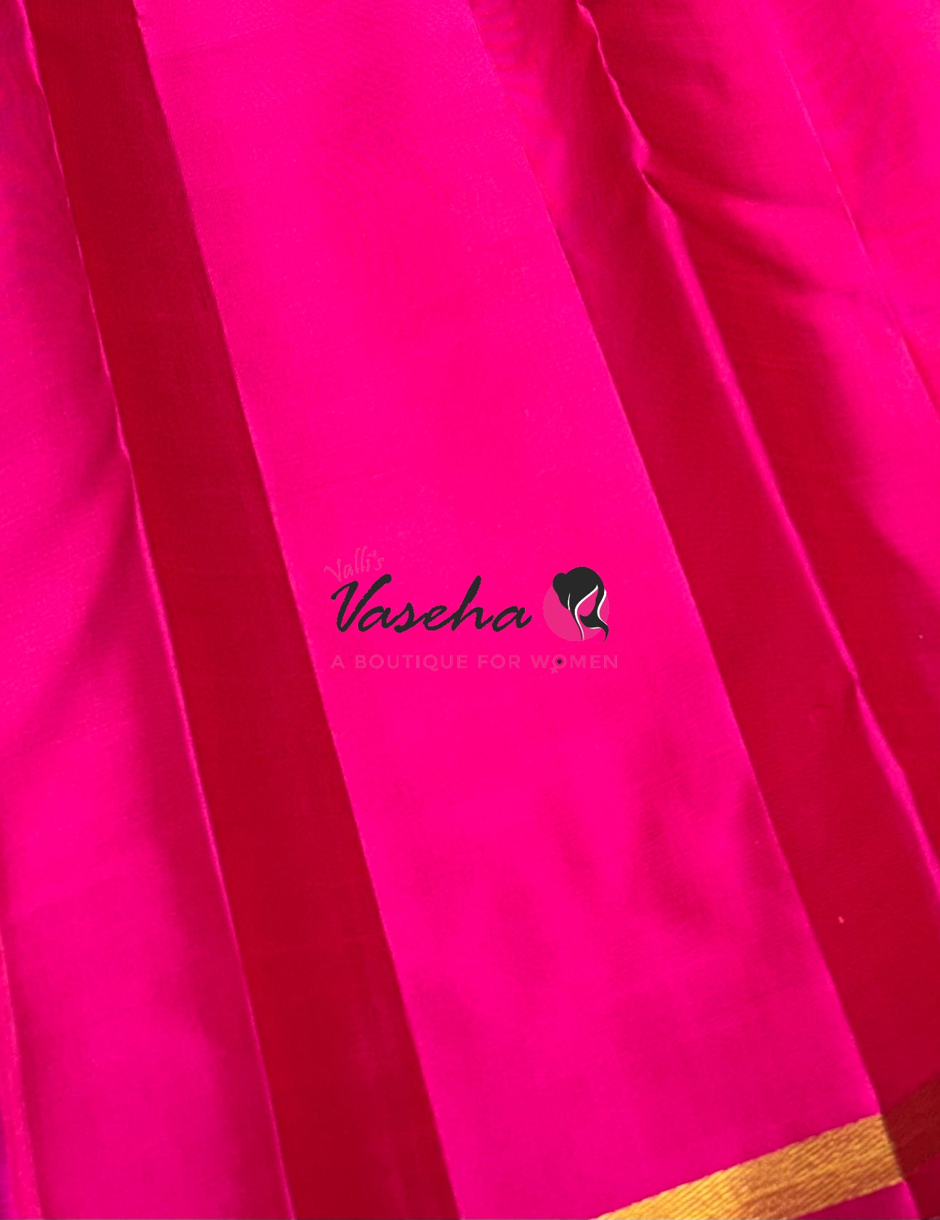 Pure Kanchipuram Silk Saree - Lemon Green with Pink - VVPS077