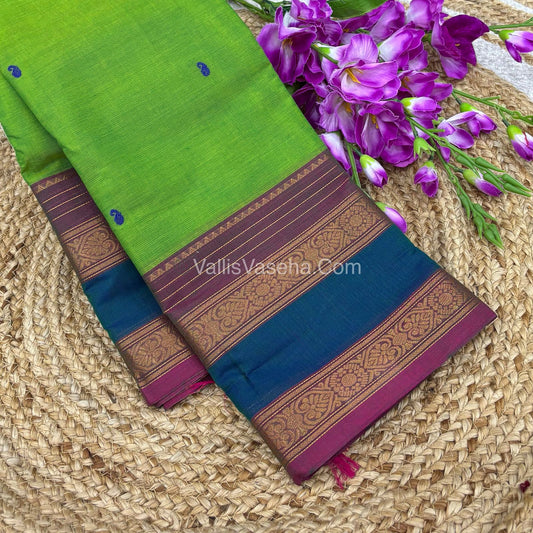 Kanchi Cotton Saree - VVKCS017