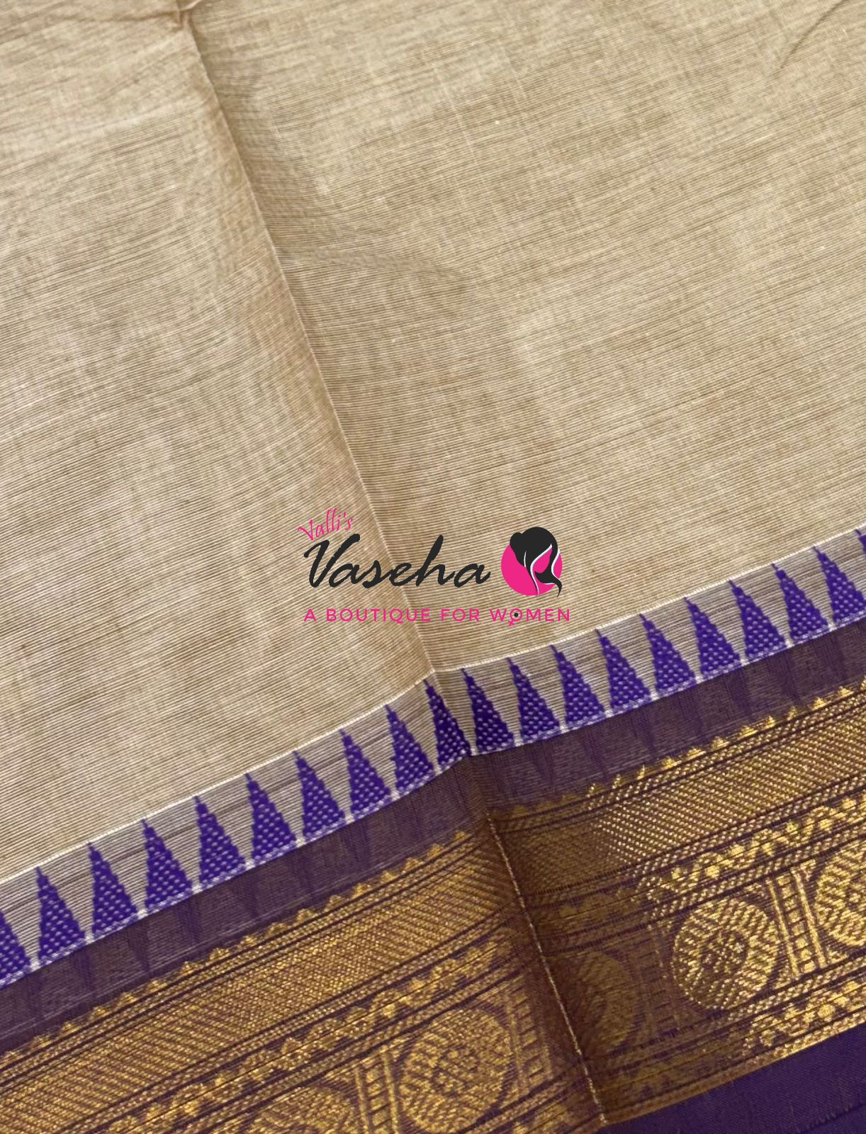 Kanchi Cotton Saree - VVKCS023