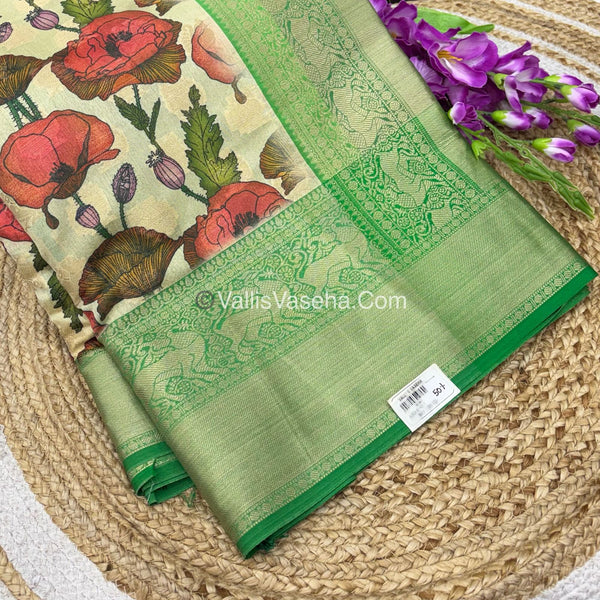 50% less - Offer Saree - Mixed Cotton Saree   - VVDS005