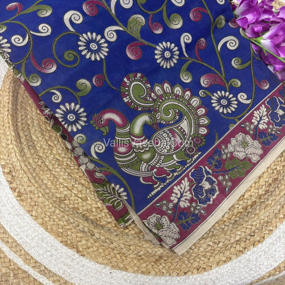 Pure Kalamkari Cotton Saree - VVPKC002