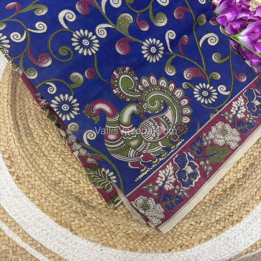 Pure Kalamkari Cotton Saree - VVPKC002