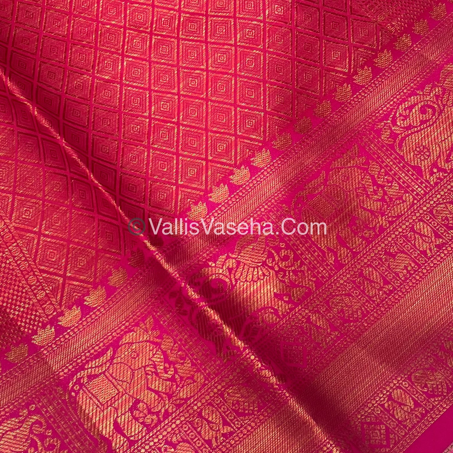 50% less - Offer Saree - Semi Banarasi Saree   - VVDS006