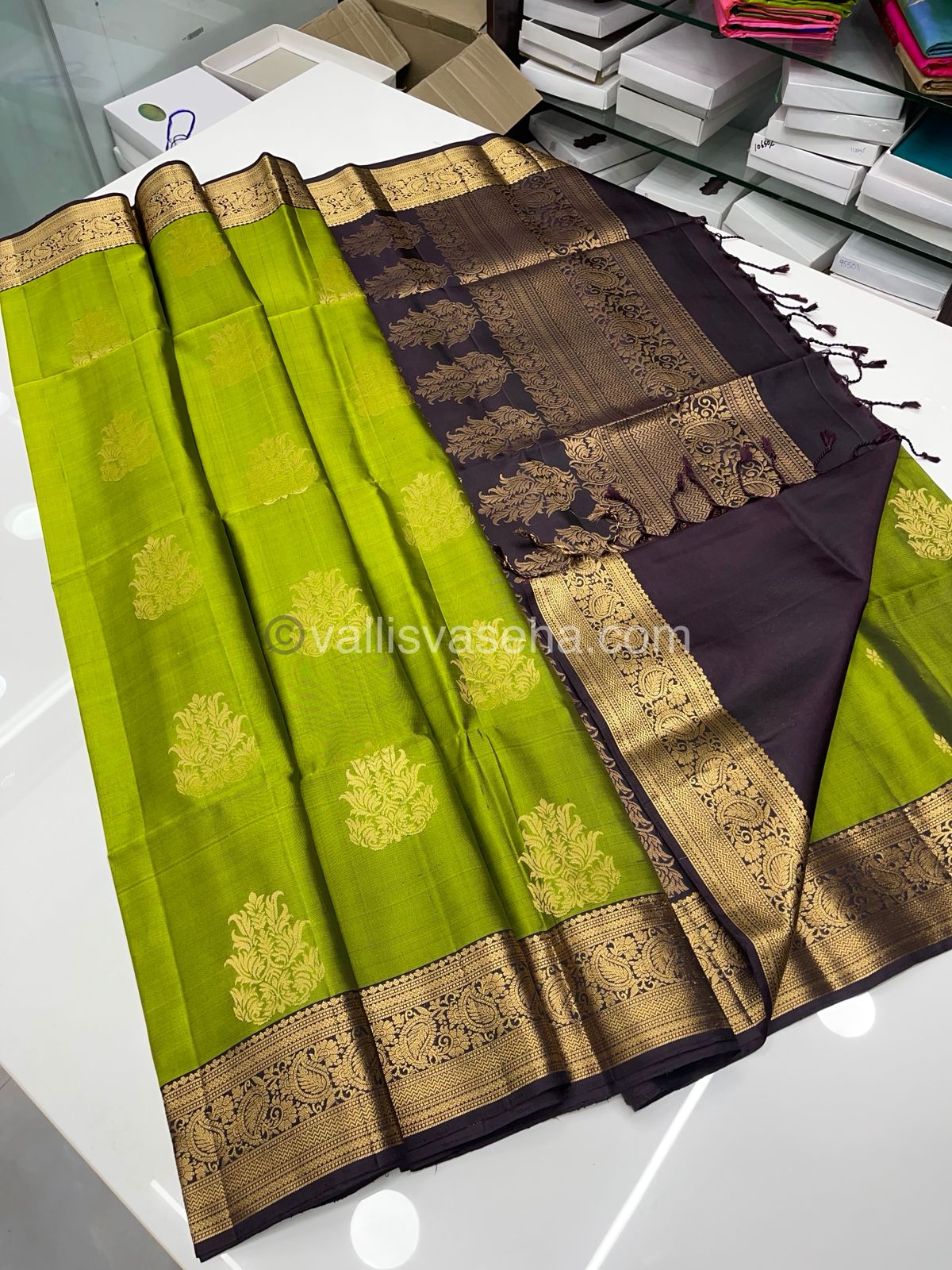 Pure Soft Silk Saree - Kanchi Border - VVPSS015