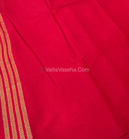 Mulberry Semi Silk - Red Shade - VVMSS003