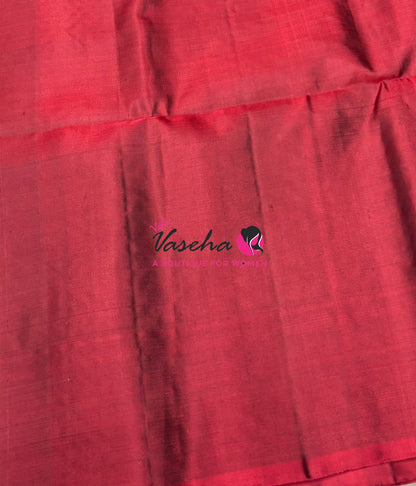 Pure Soft Silk Saree - Green & Maroon Combo - VVPSS100