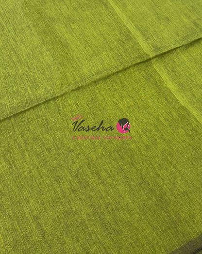 Kadhi Cotton Sarees with Kalamkari Blouse - VVKCK002