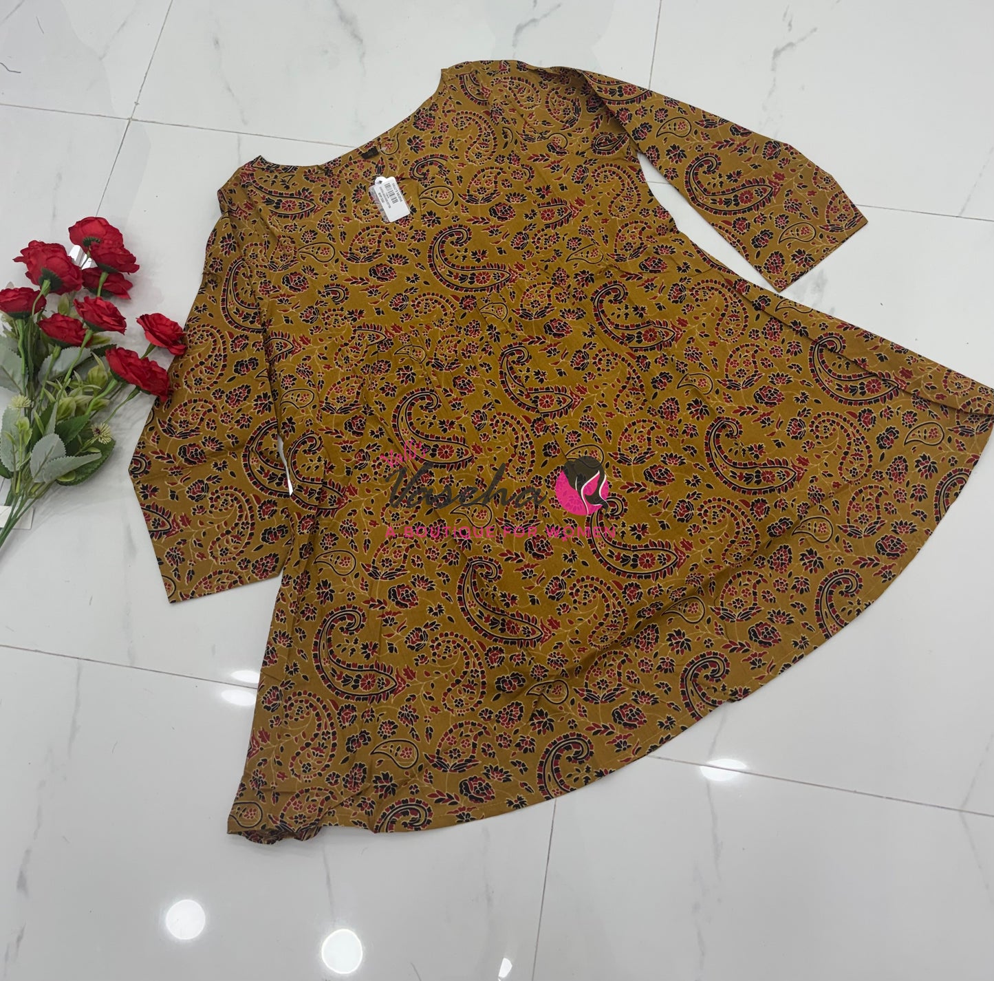 Ready Made - Short Top - Mustard Yellow Color - VVRST001