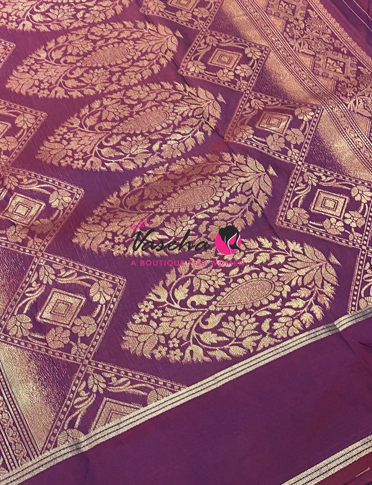 Semi Soft Silk  - Maroonish Wine Shade - VVSSS040