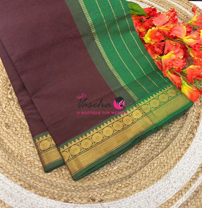 Semi Silk Cotton Saree | Vairavoosi  Design |VVSSC017