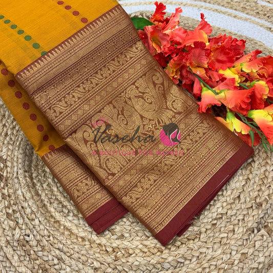 Kanchi Cotton Saree - VVKCS024