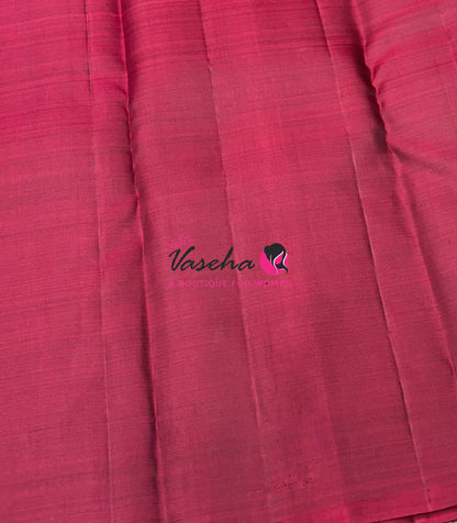 Pure Kanchipuram Silk Saree - Maroon Shade - VVPS054