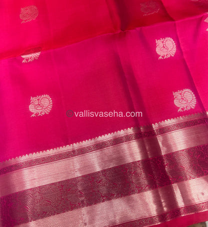Pure Soft Silk Saree - Pink Shade - VVPSS063