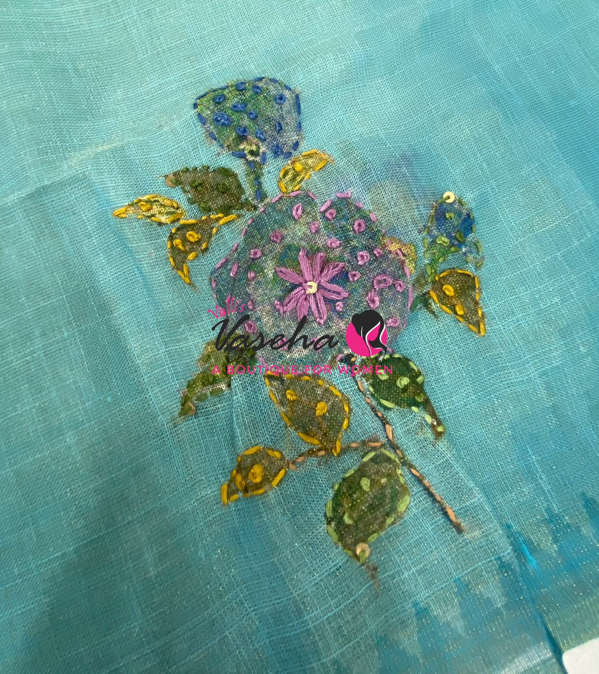 French Knot - Tissue Saree  - VVLFN024