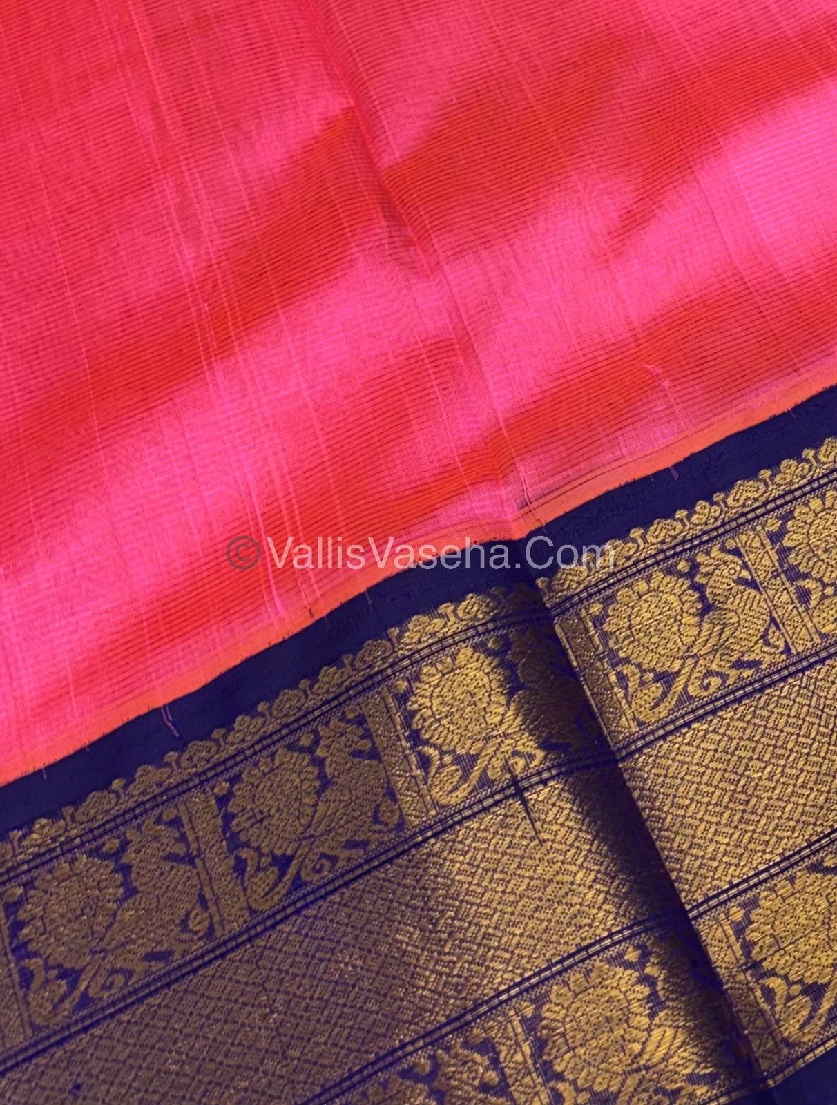 15% Offer Saree - Pure Korvai Silk Cotton - VVDS004
