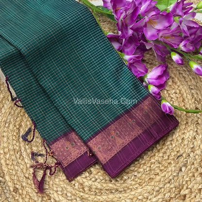Dhaka Cotton Saree - VVDCS001