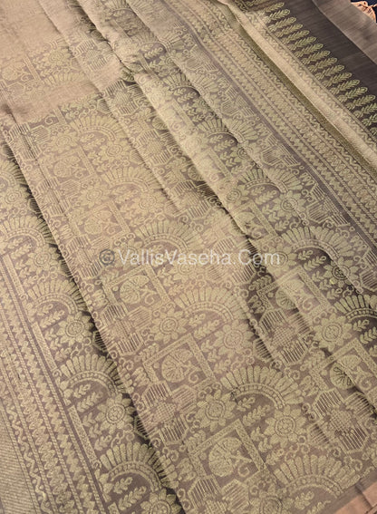Half Mix - Pure Soft Silk Saree - VVPSS030