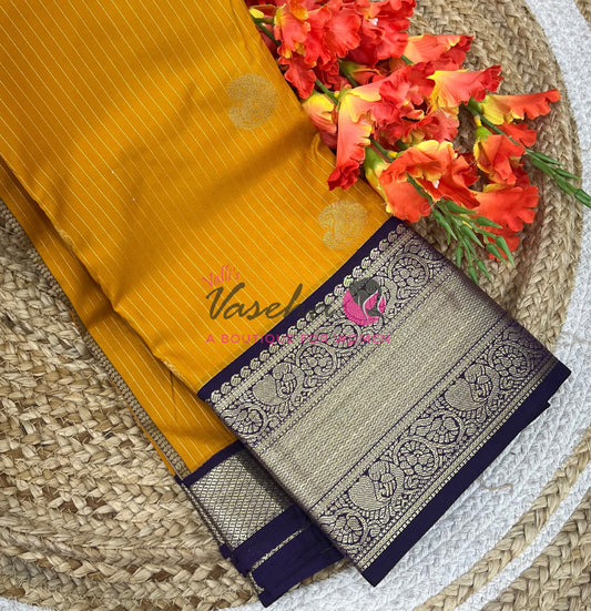 Semi Bridal Kanchi Silk  - Korvai - Premium- VVSKS008