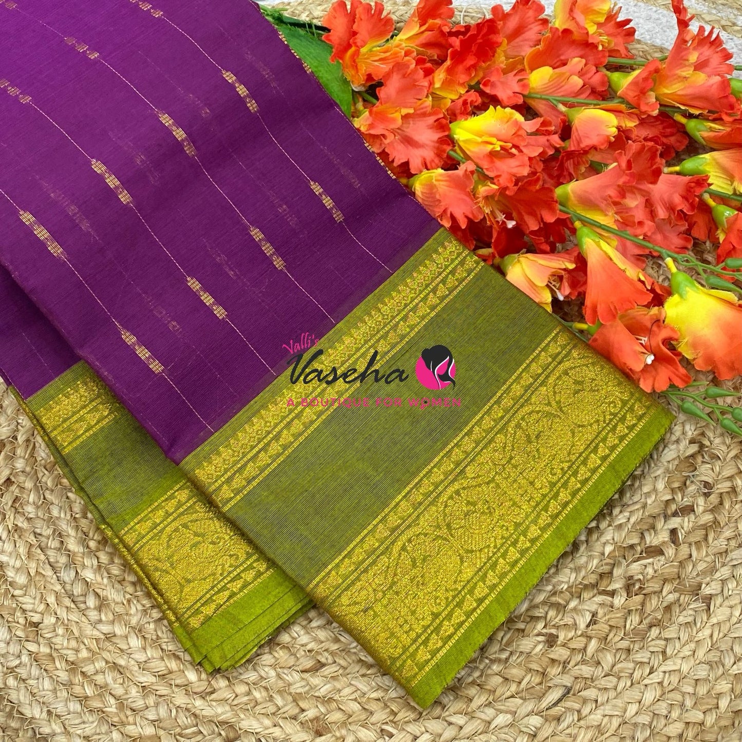 Kanchi Cotton Saree - VVKCS033