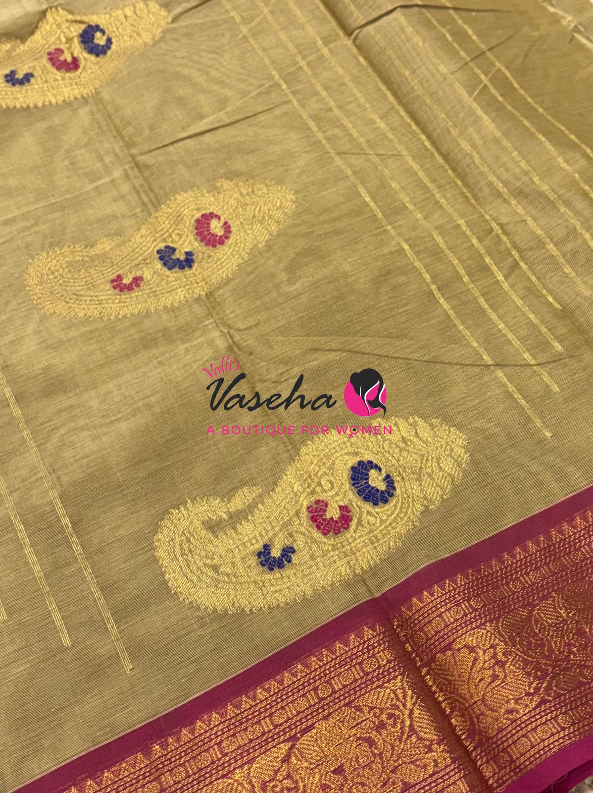 Kanchi Cotton Saree - VVKCS024