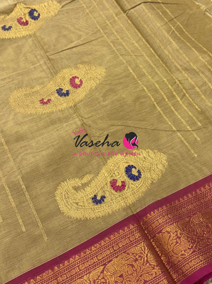 Kanchi Cotton Saree - VVKCS024