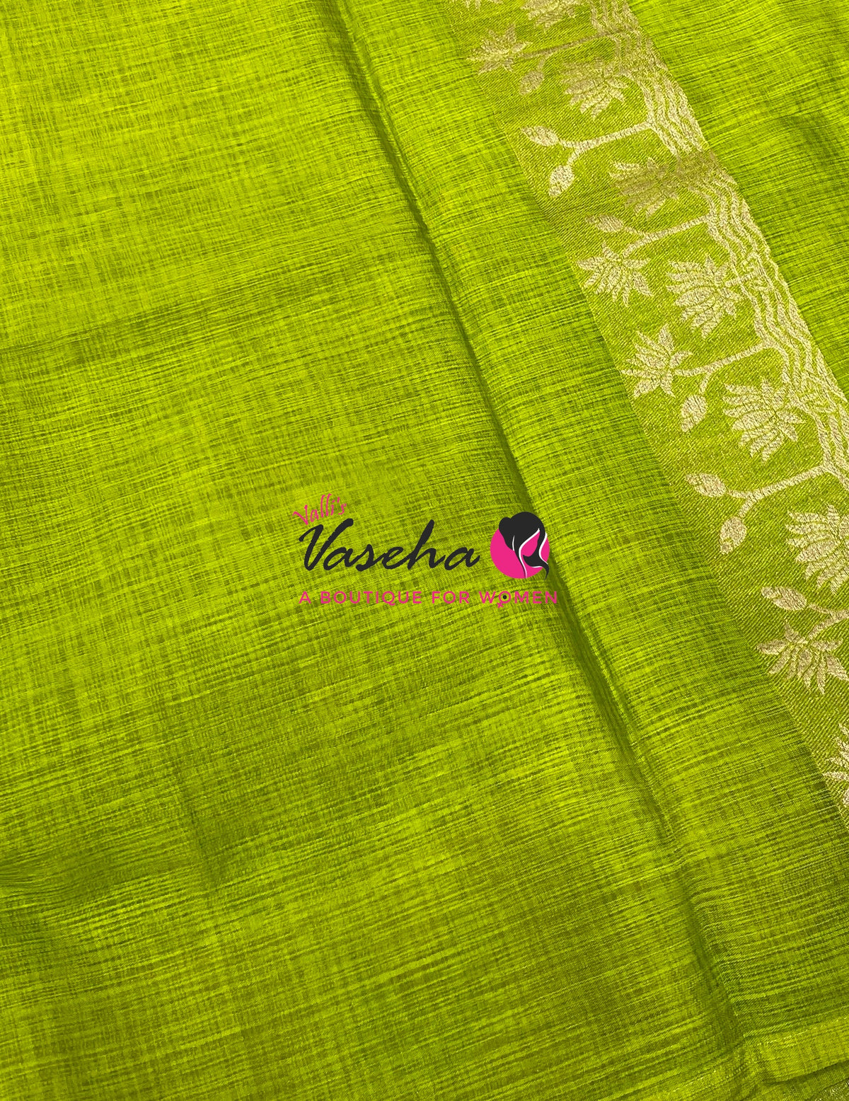 Banarasi - Heritage Meenakari Silk - Parrot Green Shade - VVBHS014