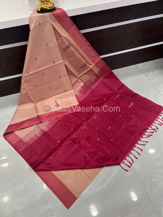 Vazhai Pattu Saree / Banana Pith - With Blouse - VVVPS001