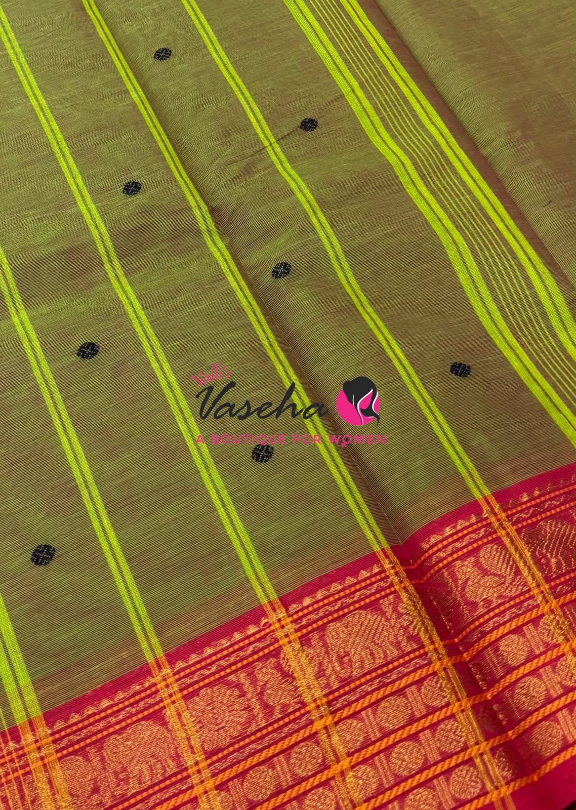 Chettinadu Cotton Saree - VVCCS003