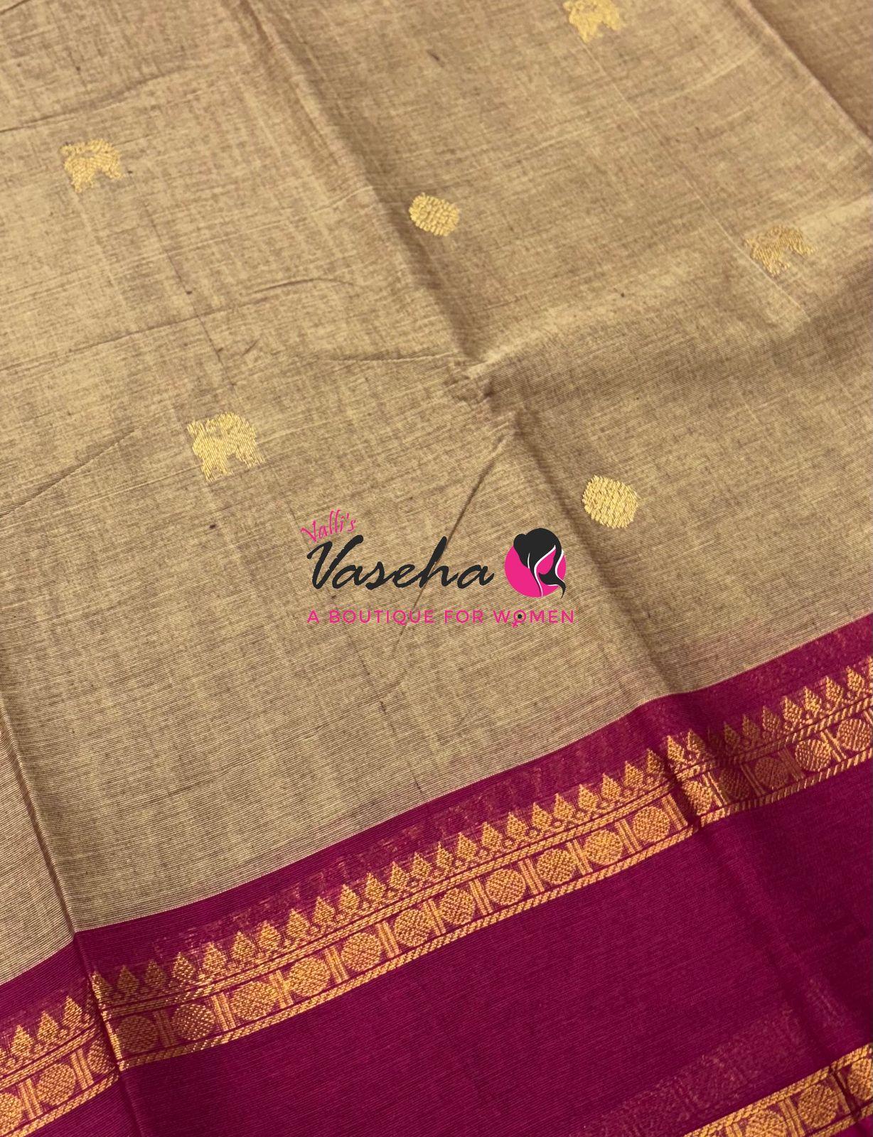 Kanchi Cotton Saree - VVKCS024