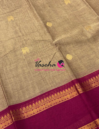 Kanchi Cotton Saree - VVKCS024