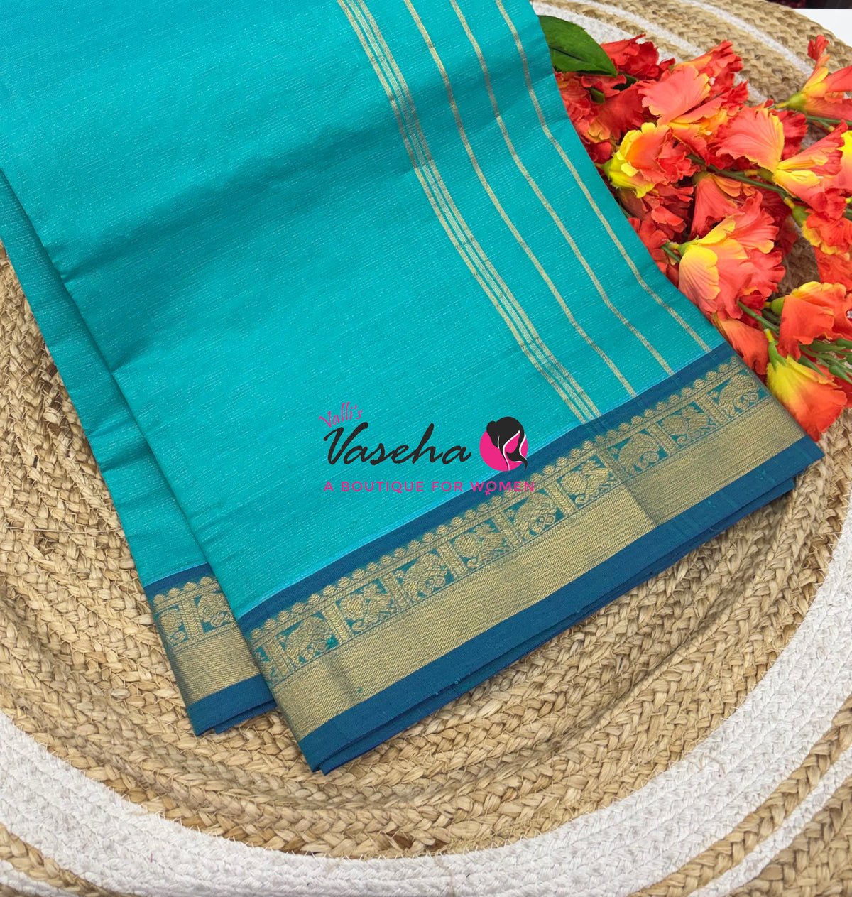 Semi Silk Cotton Saree | Vairavoosi  Design |VVSSC017