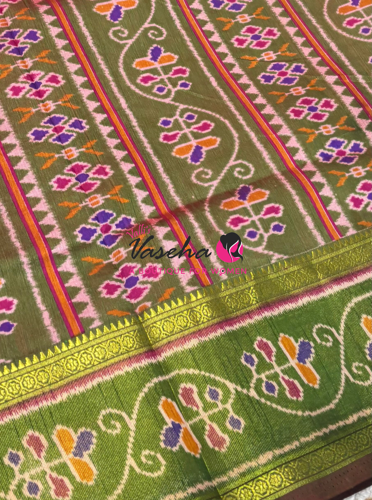 Semi Patola | Printed Silk Saree - Combo - VVSPS003