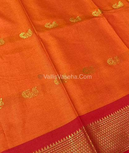 Semi Silk -  Mango Lemon with Red Combo VVSS001