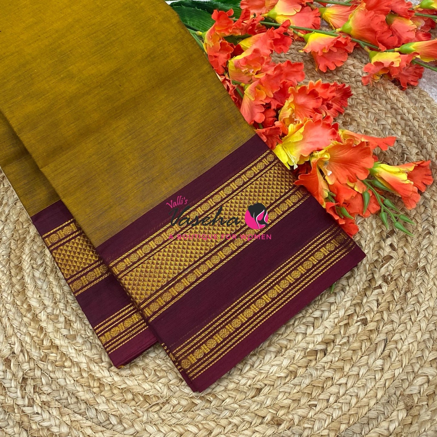 Kanchi Cotton Saree - VVKCS032