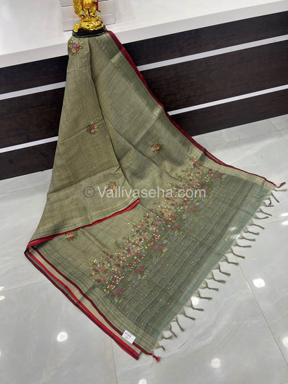 French Knot - Tissue Saree -  VVLFN001