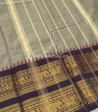 Kanchi Cotton Saree - VVKCS008