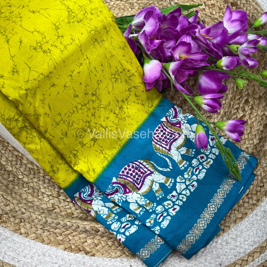 Budget Friendly Sarees - Casual Wear Sarees - Crackle Silk - VVCS002