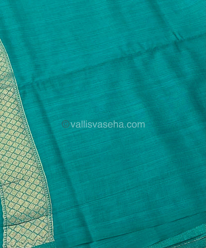 Banarasi - Heritage Silk - Semi Kathan Silk -  Blue Shade - VVBHS007