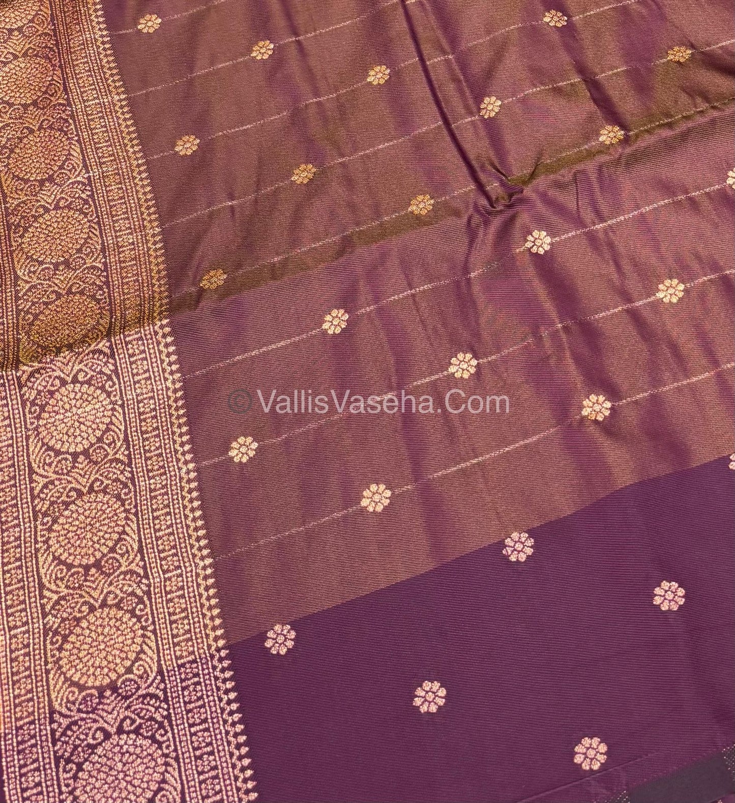 Semi Soft Silk - Dual Tone Shade With  Light Mustard Combo -VVSSS028