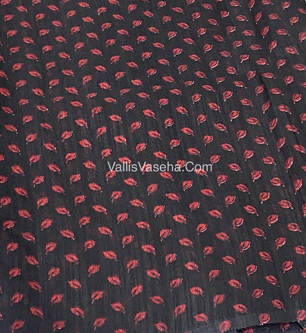 Jute Mixed Cotton Saree | VVJCS001