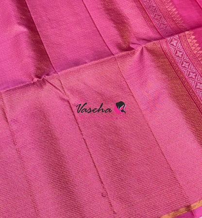 Pure Soft Silk Saree  - Pazhum Pazhamum Checks - VVPSS092