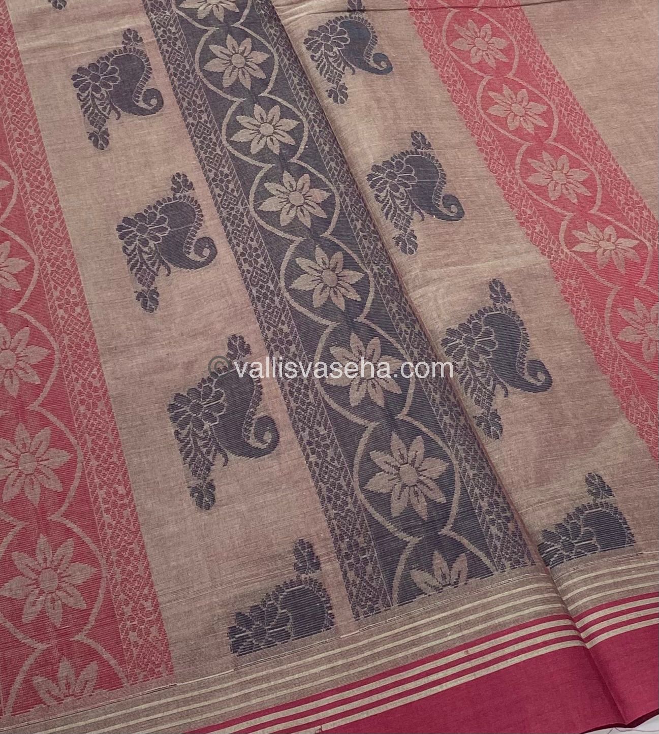 Handloom South Cotton Saree - VVSCS001