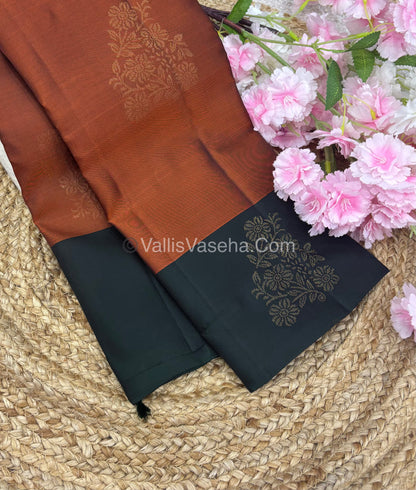 Half Mix - Pure Soft Silk Saree - VVPSS054