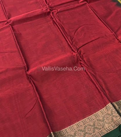 Dhaka Cotton Saree - VVDCS001